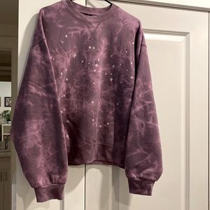 NWT PACSUN TIE DYE DOT SWEATSHIRT